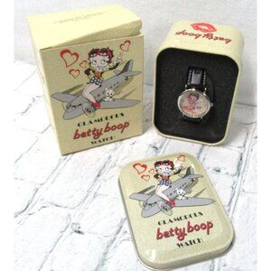 Glamorous Patriotic Betty Boop Wrist Watch NEW in Box & Tin 2004 Wristwatch
